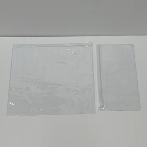 PVC 슬라이드 지퍼백 (투명 백색지퍼) 폭22,25cm (세로형)